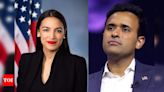 Alexandria Ocasio-Cortez calls Trump a ‘rapist’, Vivek Ramaswamy hits back | World News - Times of India