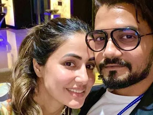 Hina Khan's beau Rocky Jaiswal pens a heartfelt note for her as she battles stage 3 breast cancer - Times of India