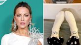 Kate Beckinsale Shares Photo of Her Easter Socks From Hospital Bed