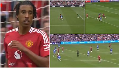 Leny Yoro's classy highlights on his Man Utd debut v Rangers prove they've signed a real gem