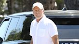 Bruce Willis Seen Out and About in Santa Monica, Calif. for Meal with a Friend