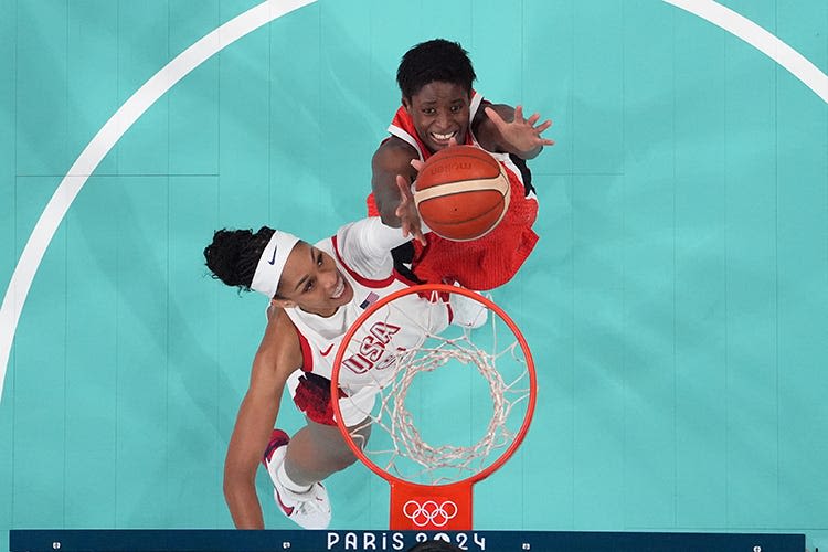 USA Women's basketball vs. Belgium highlights: US battle Belgium to win