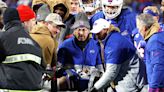 Buffalo Bills safety Taylor Rapp carted off field in ambulance after making tackle