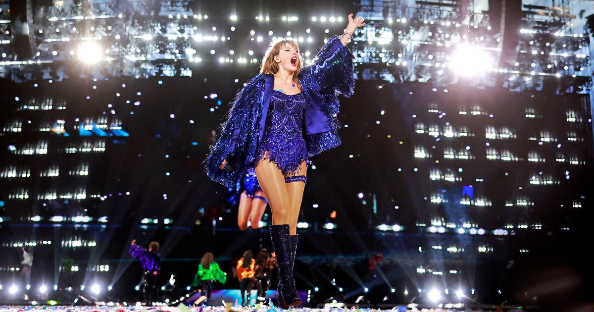 Taylor Swift Spots Fan Wearing Same 'Karma' Jacket as Her at Eras Tour