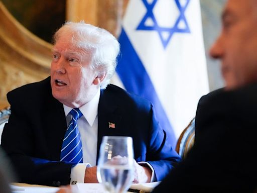 Trump meets with Netanyahu for first time since departing White House
