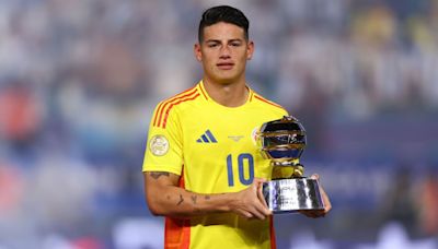 James Rodríguez ganó el premio de mejor jugador de la Copa América