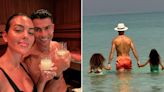 For Cristiano Ronaldo, "Happiness" Is Spending Family Time On A Beach Holiday With Georgina Rodriguez