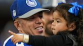 Before Colts Rigoberto Sanchez could punt again, he and his daughter had to learn to walk