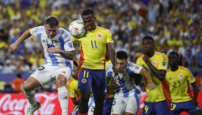 Mac Allister y el cruce con Jhon Arias en la final de Copa América