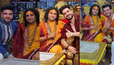 Laughter Chefs: Karan Kundrra, Aly Goni and Arjun Bijlani share PICS revealing divine experience with Aniruddhacharya