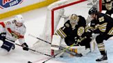 Bruins goalie Jeremy Swayman couldn’t save the series against Florida