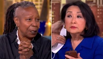 Connie Chung interrupts Whoopi Goldberg on 'The View,' jokes about Maury Povich giving her a big ring: 'He thinks I'm Jewish'