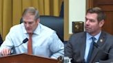 Watch: Eric Swalwell swipes at Jim Jordan 'for caring about what happens in locker rooms'