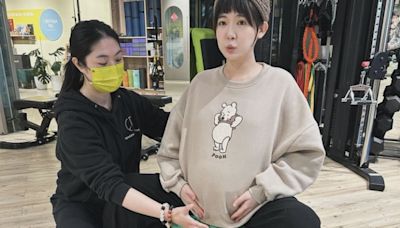 孫可芳挺孕肚瘋健身！曝兒子「暴風式成長」肚皮快撐爆