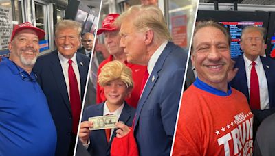 Trump drops $500 tip at Philly cheesesteak restaurant as possible VP name is floated in crowd interaction