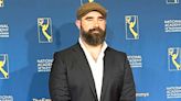 Jason Kelce Attends 45th Annual Sports Emmys After 'Kelce' Doc Earned 2 Noms