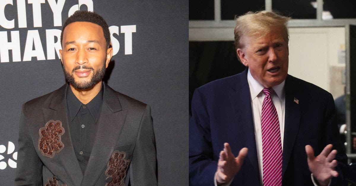 John Legend Calls 'Fraudster' Donald Trump a 'Tried and True Racist': 'He's Been Lying for a Long Time'