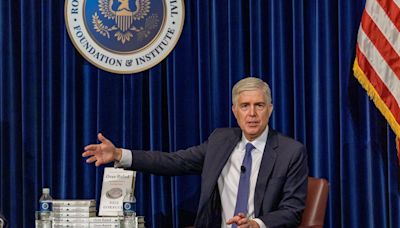 Supreme Court Justice Gorsuch questions overcriminalization during book tour at presidential libraries