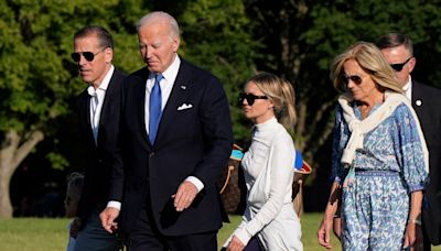 Biden leans on family with political future at risk