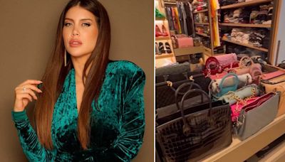 Wanda Nara mostró su lujosa colección de carteras y zapatos: “Me la imagino a Francesca de grande”