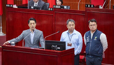 蔣萬安率局處首長列席北市議會備詢 (圖)