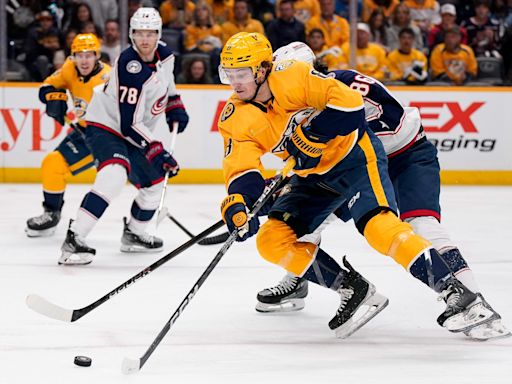 Nashville Predators trade Cody Glass, two picks to Pittsburgh Penguins for Jordan Frasca