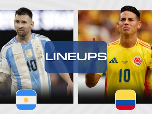 Argentina vs. Colombia expected lineups, starting 11, team news: It's Messi vs. James Rodriguez in Copa America final 2024 | Sporting News