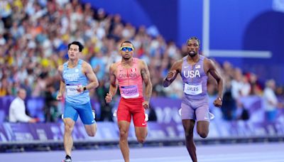 Paris Olympics: Noah Lyles cruises in 200m prelim after only a few hours sleep ... and being a good boyfriend