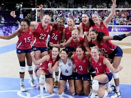 Justine Wong-Orantes helps Team USA get first women's volleyball win at Paris Olympics