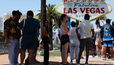 Berry Tramel's Las Vegas travel blog: 120 degree heat & the vintage Excalibur Hotel