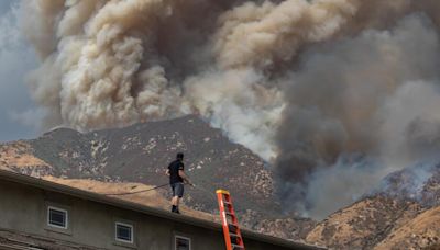 Fast-moving Line fire forces evacuations in San Bernardino mountain towns