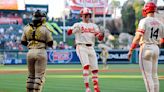 Homers by Schanuel and Neto propel Angels to a 3-2 victory over Padres after Machado was injured