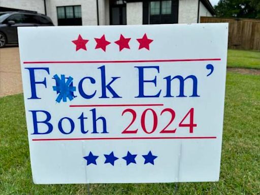 A Tennessee woman who hates both Trump and Biden won a $32,000 lawsuit against her city after it fined her for a vulgar yard sign.