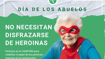 Acalerte invita a participar en la campaña #MisAbuelosMisHéroes para dar visibilidad a las personas mayores en redes sociales