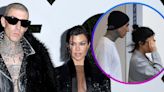 Kourtney Kardashian and Travis Barker Seen Leaving Hospital After He Postpones Tour for 'Urgent Family Matter'