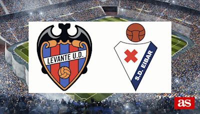 Levante vs Eibar: estadísticas previas y datos en directo | LaLiga Hypermotion 2023/2024