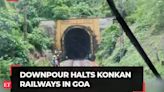 Train services affected on Konkan Railways route in Goa’s Prenem amid downpour