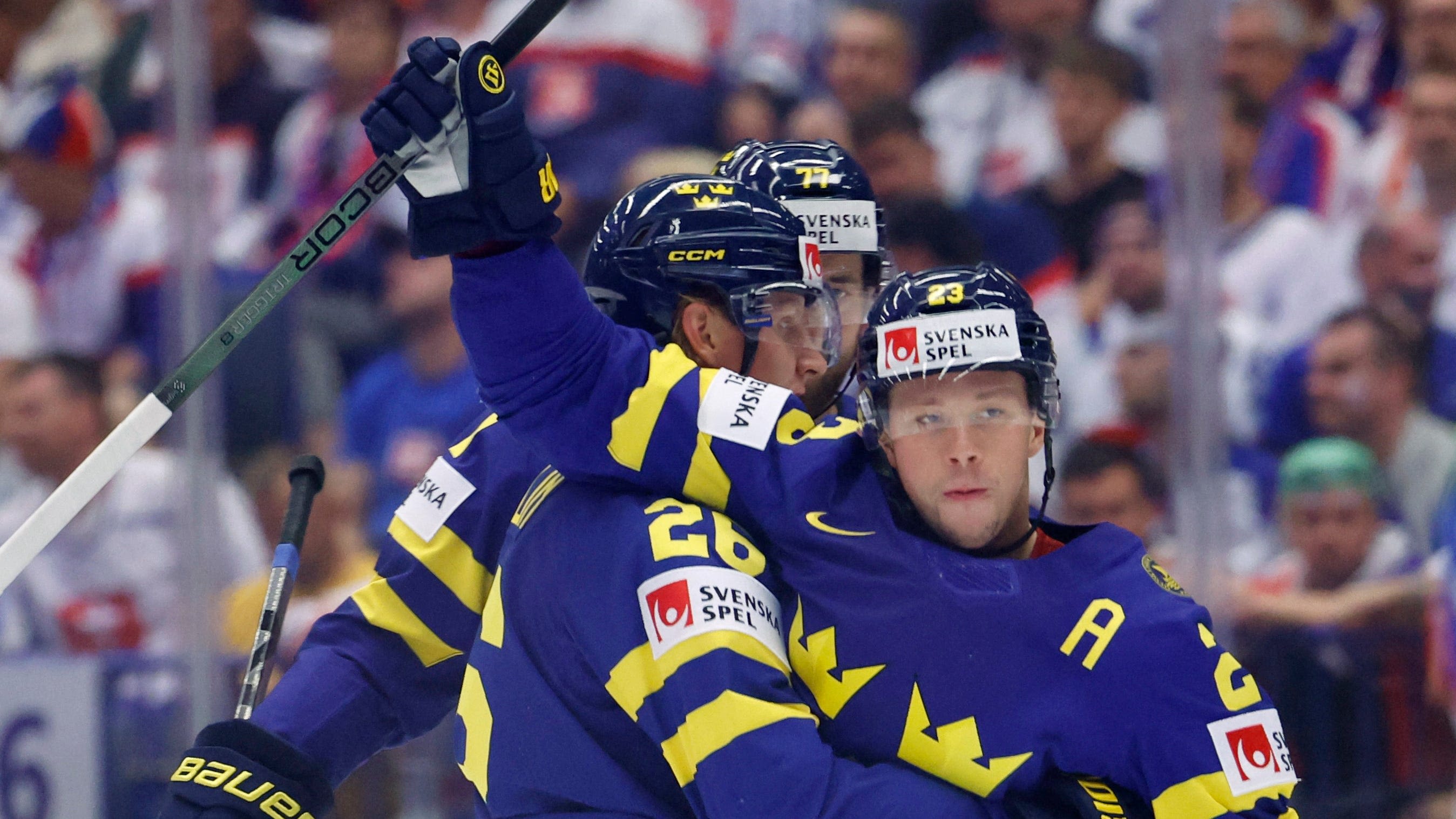 Detroit Red Wings teammates about to face off in World Championship quarterfinals