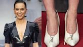 Daisy Ridley Styles Dramatic Latex Dress With Zipper-Embellished Pumps at ‘Young Woman and the Sea’ Screening