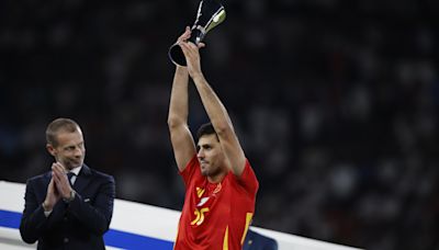 Rodri, mejor jugador de la Eurocopa