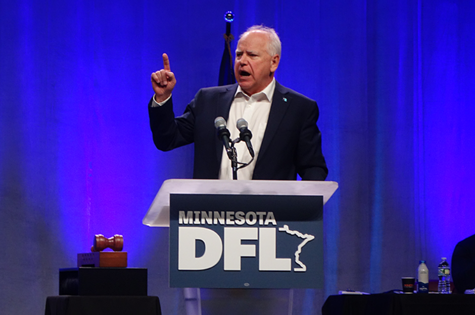 Tim Walz auditions for vice president, but he has some competition