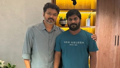 Thalapathy Vijay meets Maharaja director Nithilan after film's success, PICS from ‘enlightening meeting’ go viral