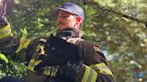First day on the job: Island firefighter rescues cat stuck up a tree