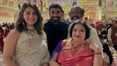 INSIDE PIC: When Jasprit Bumrah and his wife met superstar Rajinikanth at Anant Ambani’s wedding; fans can’t keep calm
