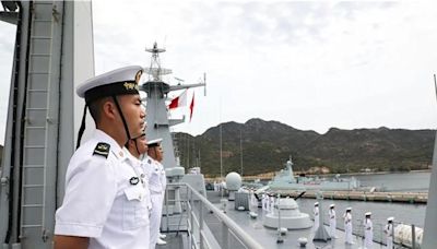 大陸海軍艦艇編隊技術停靠金蘭港 越方舉行隆重歡迎儀式 - 兩岸