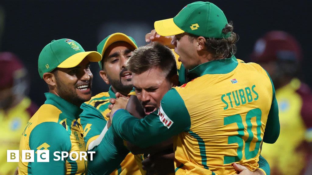 T20 World Cup results: South Africa edge past West Indies to make semi-finals