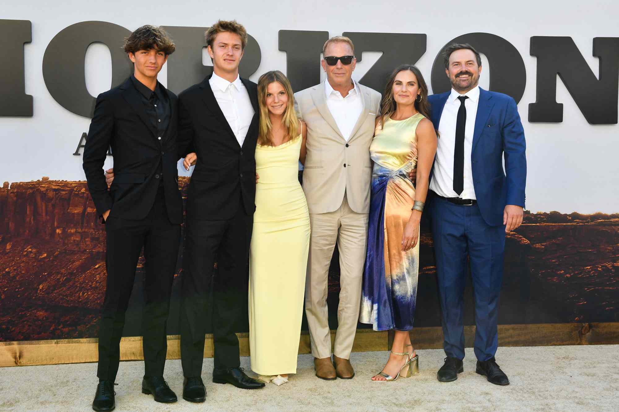 Kevin Costner Joined by 5 of His Kids at 'Horizon' L.A. Premiere: 'They're Watching Over Me' (Exclusive)