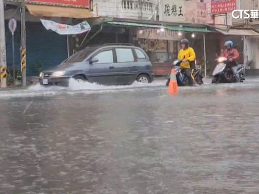 大雨+海水倒灌！屏東多處淹水 水灌民宅居民苦