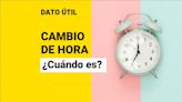 Cambio de hora: ¿Cuándo habrá que modificar el reloj?