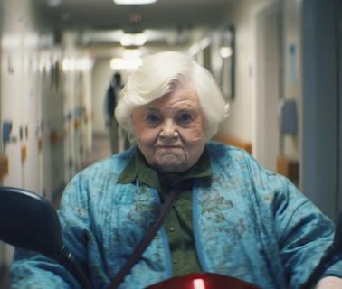 Cinema's new action hero is a 94-year-old daredevil who does her own stunts